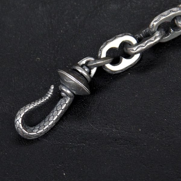 画像5: ウエストライド シルバーウォレットチェーン WESTRIDE:SILVER LINE SUPPORTED by LARRY SMITH  "SLINGSHOT SWASTIKA WALLET CHAIN" [K18 M size] 752988