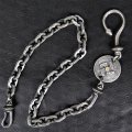 ウエストライド シルバーウォレットチェーン WESTRIDE:SILVER LINE SUPPORTED by LARRY SMITH  "SLINGSHOT SWASTIKA WALLET CHAIN" [K18 M size] 752988