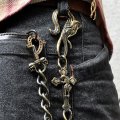 ★galcia * ガルシア * 真鍮ウォレットチェーン WalletChain * BRASS SERIES No.002 [WCB-SW003]★