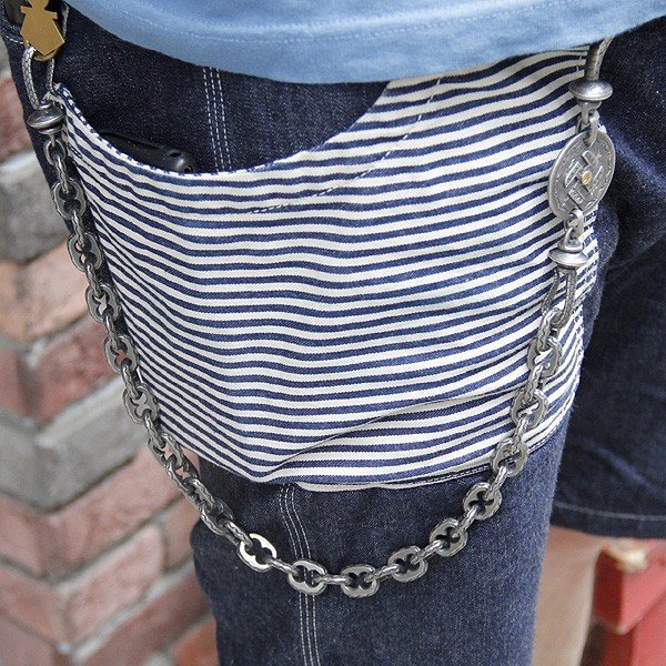 画像6: ウエストライド シルバーウォレットチェーン WESTRIDE:SILVER LINE SUPPORTED by LARRY SMITH  "SLINGSHOT SWASTIKA WALLET CHAIN" [K18 M size] 752988