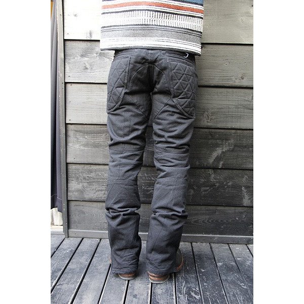 画像4: 再入荷！ウエストライド バイカーズ寒冷地仕様パンツ WEST RIDE COMFORMAX PADD MOTO PANTS [BLACK] MB1523