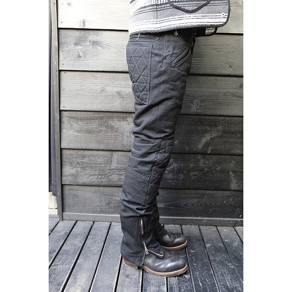 画像3: 再入荷！ウエストライド バイカーズ寒冷地仕様パンツ WEST RIDE COMFORMAX PADD MOTO PANTS [BLACK] MB1523