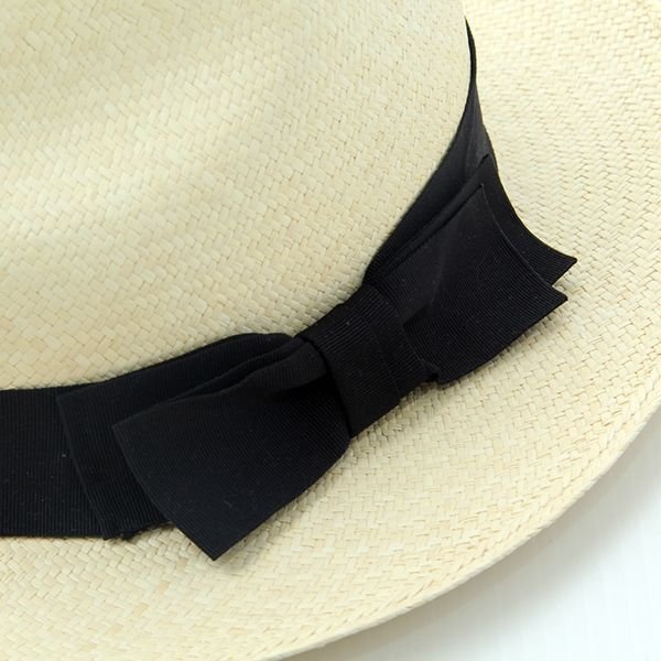 画像3: ダッパーズ　 Dappers ELSOMBRERO W-NAME PANAMA HAT LOT1483[NATURAL/BLACK] 