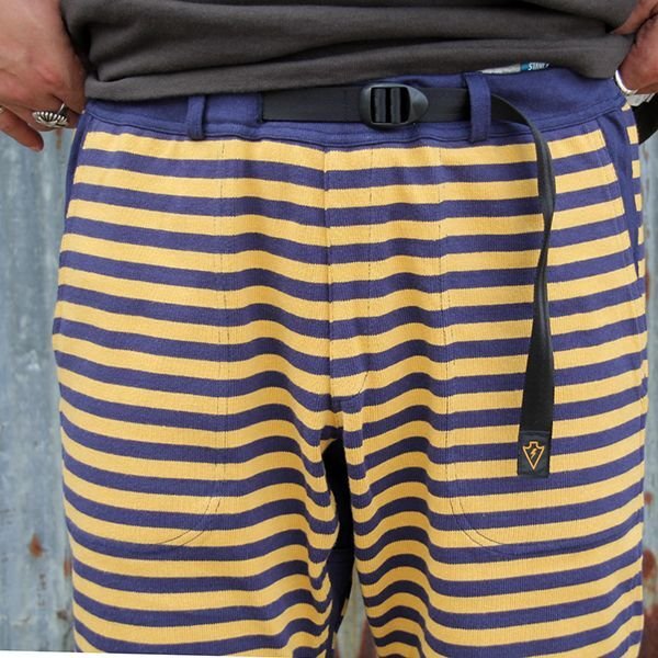 画像4: ウエストライド ボーダーハーフパンツ WEST RIDE BORDER SHORTS [NAVY×MSTD] 