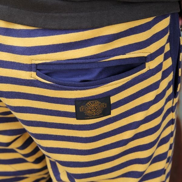 画像9: ウエストライド ボーダーハーフパンツ WEST RIDE BORDER SHORTS [NAVY×MSTD] 