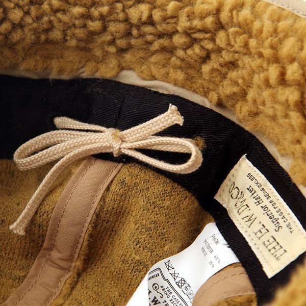 画像6: エイチダブルドッグ　 THE H.W.DOG&Co　RETRO BOA FISH CAP [BLACK] 