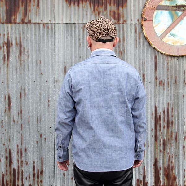 画像7: ワンピースオブロック ONE-PIECE OF ROCK L/S WORK SHIRTS -ANCHOR SMITH SHIRTS- [IND CHAM]