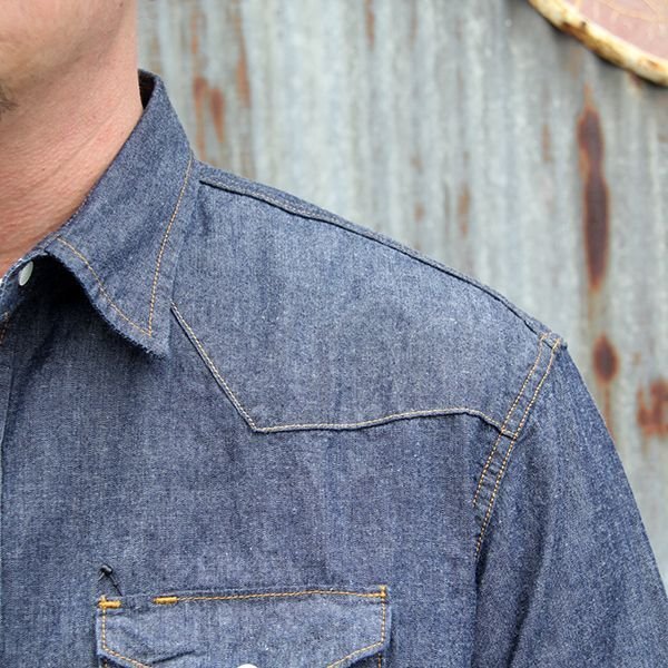 画像3: ダブルワークス　DUBBLE WORKS  WESTERN SHIRTS 2026SS[NAVY] 