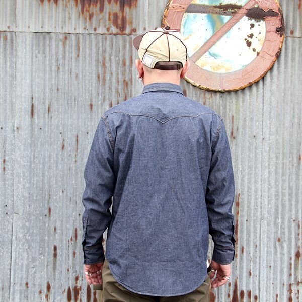 画像7: ダブルワークス　DUBBLE WORKS  WESTERN SHIRTS 2026SS[NAVY] 