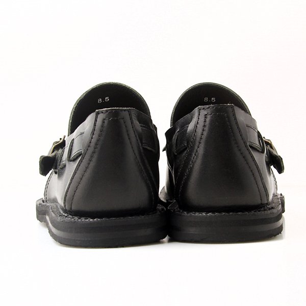 画像4: DAPPERS  ダッパーズ　 "TOCHIGI LEATHER SLIP ON SANDALS "[BLACK] LOT1626