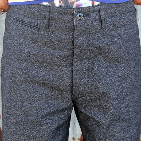 画像4: クッシュマン　CUSHMAN 　BLACK SHAMBRAY TROUSERS　WIDE STRAIGHT [BLACK] 22686