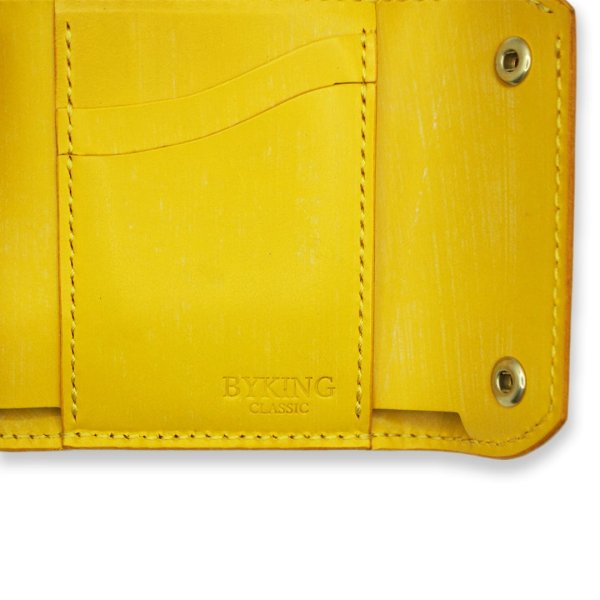 画像6: BYKINGCLASSIC　バイキングクラシック　【RUDDER(ラダー)】ブライドルレザー[YELLOW] 