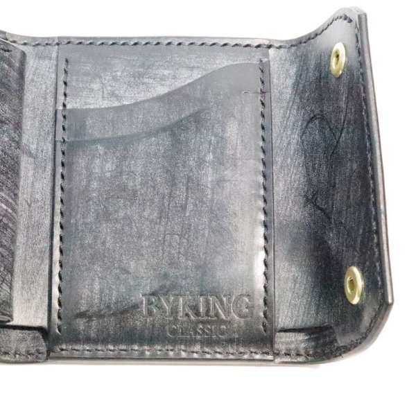 画像3: BYKINGCLASSIC　バイキングクラシック【RUDDER(ラダー)】ブライドルレザー[BLACK] 