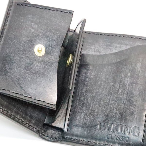 画像5: BYKINGCLASSIC　バイキングクラシック【RUDDER(ラダー)】ブライドルレザー[BLACK] 