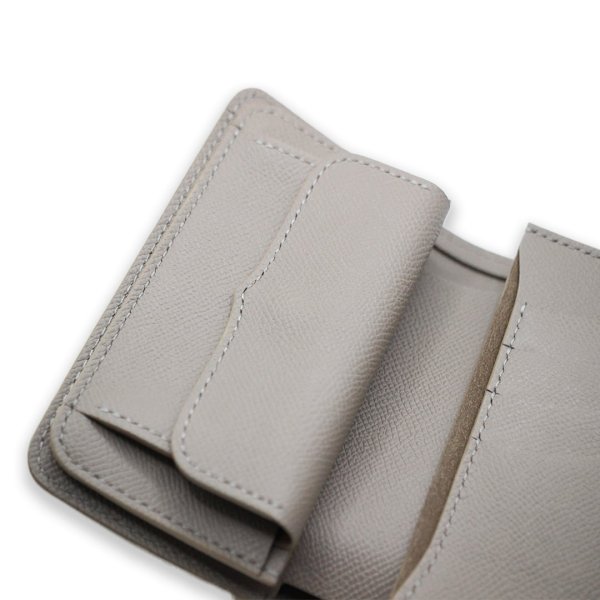 画像6: BYKINGCLASSIC　バイキングクラシック　ミドルウォレット【Tiller】Nature calf・Derby[GRAY] 