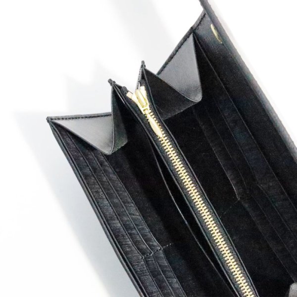 画像5: BYKING Classic　 ロングウォレット【Keel】 ブライドル　[BLACK] 