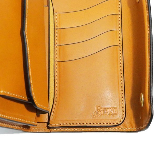 画像4: BYKING　バイキング　ミドルウォレット【Tiller】[MUSTARD] 