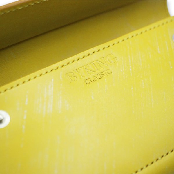 画像3: BYKING Classic　 ロングウォレット【Keel】 ブライドル　[YELLOW] 