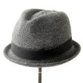 DAPPERS ダッパーズ　 CLASSICAL WOOL KNITTING HAT [CHARCOAL×BLACK]  LOT1675