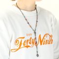NAVAJO BEADS CHAIN インディアンジュエリー　ナバホビーズチェーン 78cm　[MIX]