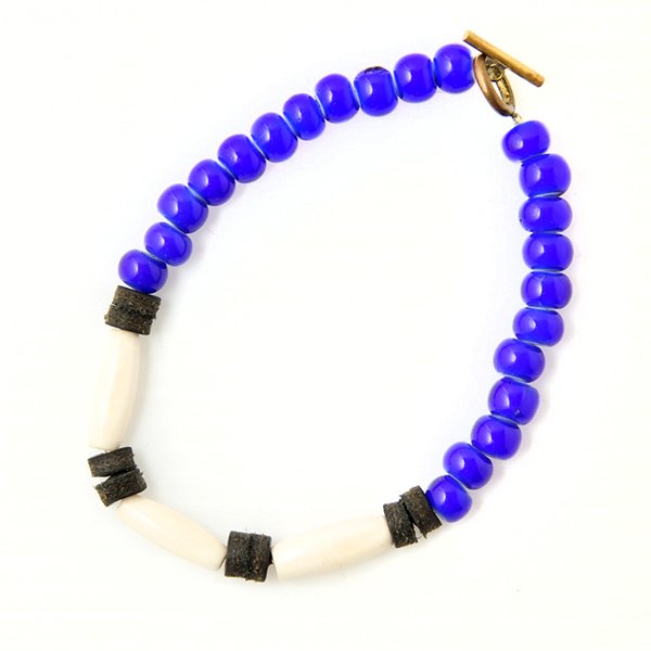 画像1: BYKING バイキング　BEADS BRACELET[BLUE]