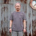 ウエアハウス 半袖TEE" Lot JG-CS09 Deck T"[NAVY×OFF] 