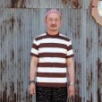 画像1: クッシュマン　CUSHMAN  半袖Tee 　"BORDER TEE "［BORDEAUX］ (1)