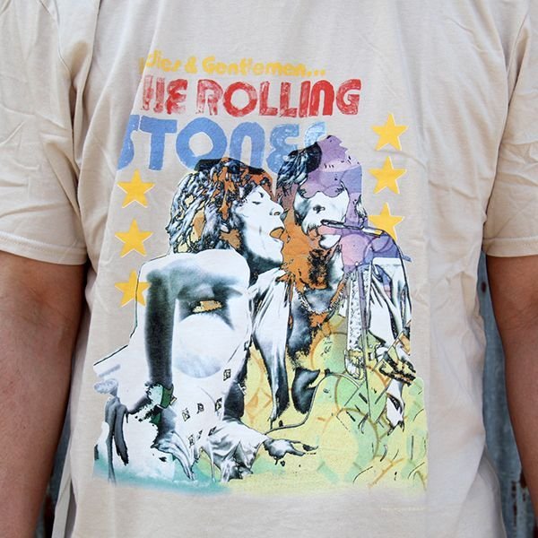 画像2: ロックオフ　ROCKOFF 　TEEシャツ　”ROOLING STONES"[SAND] 