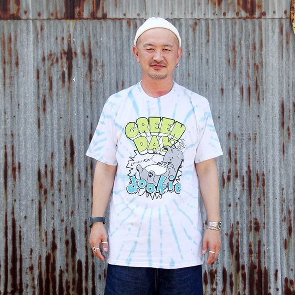 画像1: ロックオフ　ROCKOFF 　TEEシャツ　”GREENDAY DOOKIE"[BLUE] 