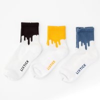 LIXTICK 　リックスティック　ソックス　 " DRIP SOCKS 3PACK"  [GAYBLUE/HONEY/GRAY] 