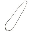 画像1: NAVAJO BEADS CHAIN インディアンジュエリー　ナバホビーズチェーン 49cm　[SILVER] (1)