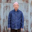 画像1: ウエストライド 長袖ワークシャツ WEST RIDE ARMY UTILITY SHIRTS[DENIM]   (1)