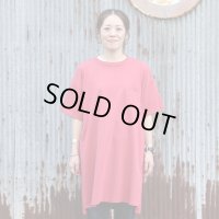 グッドオン　GOOD ON WOMENS " ショートスリーブクルーポケットチュニック " [P-RED] 