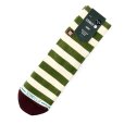 画像1: STANCE スタンス 　ソックス　"BRETON QUARTER【Unisex】" [GREEN]  (1)