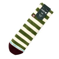 STANCE スタンス 　ソックス　"BRETON QUARTER【Unisex】" [GREEN] 