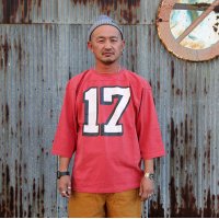 ジャクソンマティス　JACKSON MATISSE　 " 17 Football Tee " [RED] 