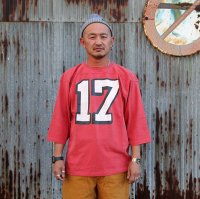 ジャクソンマティス　JACKSON MATISSE　 " 17 Football Tee " [RED] 