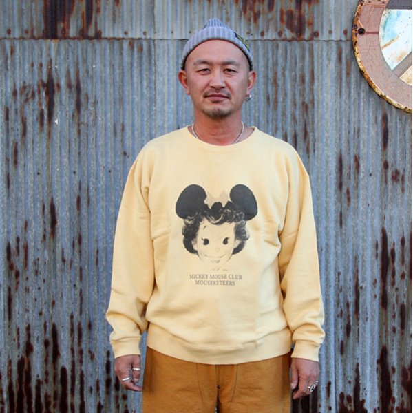 画像1: JACSON MATISSE　 ”MICKEY MOUSE CLUB　GIRS SWEAT” [YELLOW]