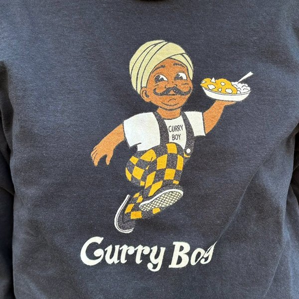 画像2: FREE 　RAGE フリーレイジ　"Curry Boy "リサイクルコットン Tee"  [SUMIKURO] 