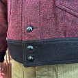 画像5: DAPPERS ダッパーズ　" Classical A-1 Style Two Tone Jacket " [Burgundy/Black ]  LOT1587