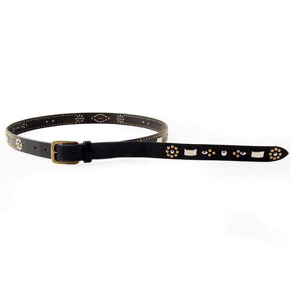 画像1: バイキング スタッズベルト BYKING STUDS BELT [BLACK]TYPE D