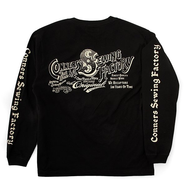 画像1: ONEPIECEOFROK  ロンTEE L/S TEE -C.S.F- [BLACK]