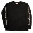 画像2: ONEPIECEOFROK  ロンTEE L/S TEE -C.S.F- [BLACK] (2)