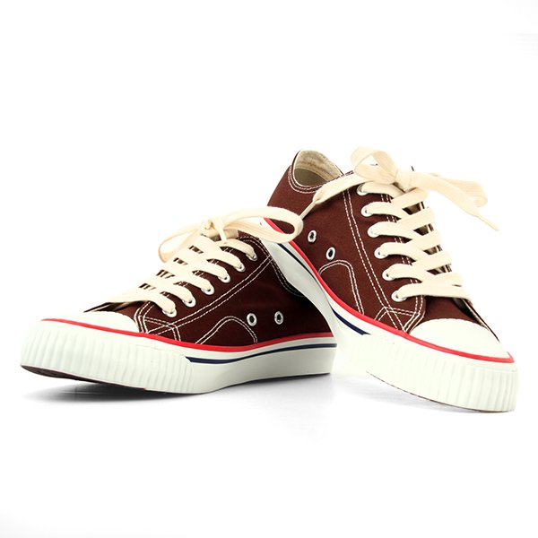 画像1: DAPPERS ダッパーズ　"CANVAS SNEAKERS" [MAROON] LOT1650