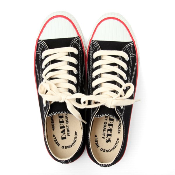 画像2: DAPPERS ダッパーズ　"CANVAS SNEAKERS" [BLACK] LOT1650