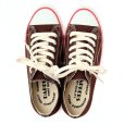 画像2: DAPPERS ダッパーズ　"CANVAS SNEAKERS" [MAROON] LOT1650 (2)