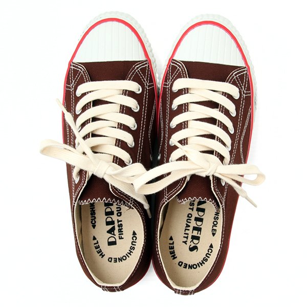 画像2: DAPPERS ダッパーズ　"CANVAS SNEAKERS" [MAROON] LOT1650