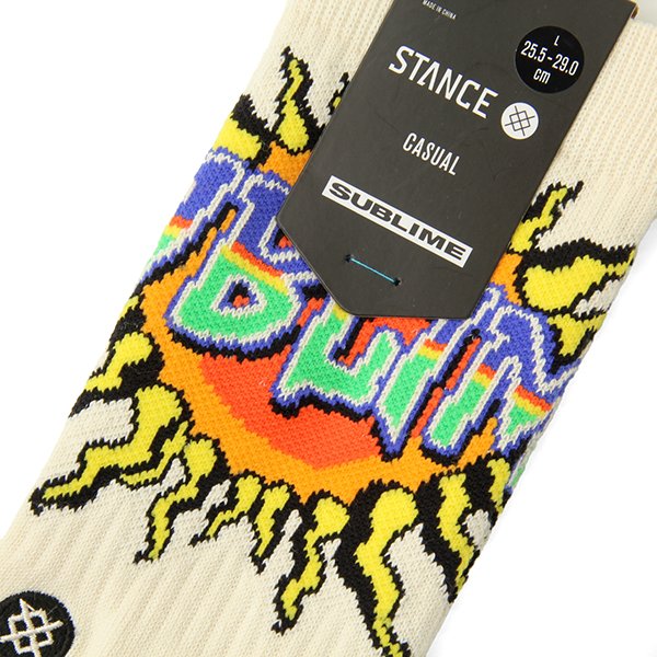 画像2: STANCE スタンス 　ソックス　"SUBLIME CREW" [OFF]