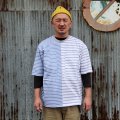 CMF　"BORDER TEE S/S "［BLUE］