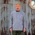 クッシュマン　CUSHMAN SLEEPING SHIRTS[BLUE CHECK] 